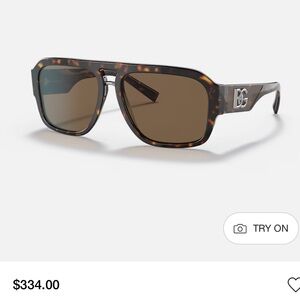 Authentic DOLCE & GABBANA, HAVANA BROWN SUNGLASSES!